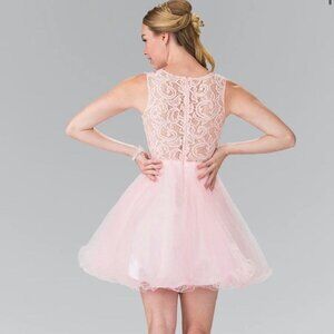 Women's Pink Rhinestone Dress
